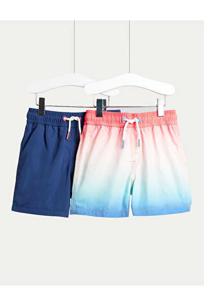Marks & Spencer 2'li Ombre Deniz Şortu (2-8 Yaş)