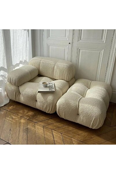 S Home Design Concept Bellini Teddy Berjer Puf Seti 150 Cm