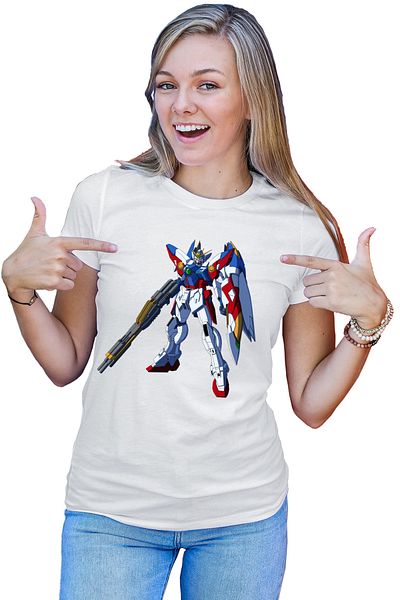 OEM Tricou dama dam Wing Colorful Massive Robot