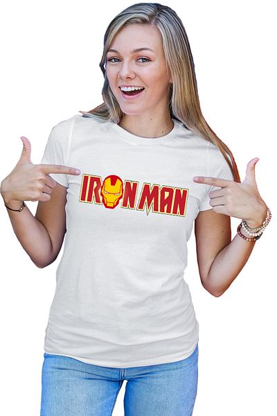 OEM Tricou dama Ironman Logo Head Strong DC