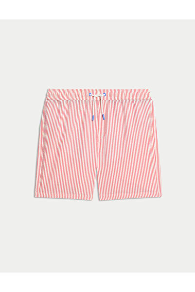 Marks & Spencer Pamuk Karışımlı Çizgili Deniz Şortu (6-16 Yaş)
