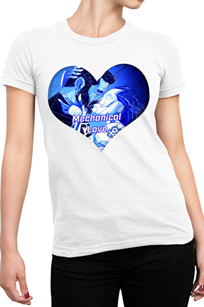 OEM Tricou dama NFT XOXO Heart Robot Cyber Human Artificial