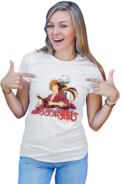 OEM Tricou dama Rurouni Kenshin Gintoki Kenshin Back