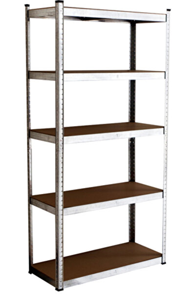 shumee Raft metalic de depozitare Zeus 180 x 90 x 40 5 rafturi galvanizate, c...