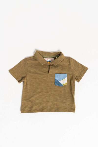 Gingersnaps Boys' Short Sleeve Pocket T-Shirt