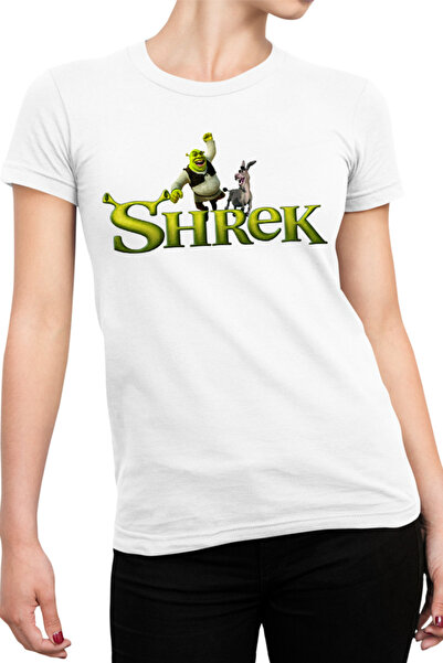 OEM Tricou dama Shrek Logo Donkey Αστεία κωμωδία δράσης
