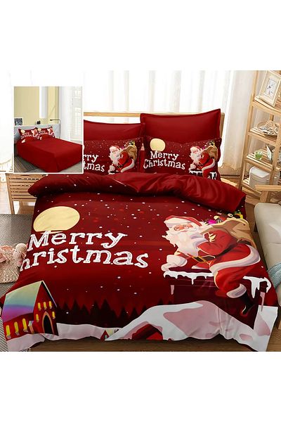 Pucioasa Finet 3D Bed Linen 6 Pieces Christmas F-Xmas69