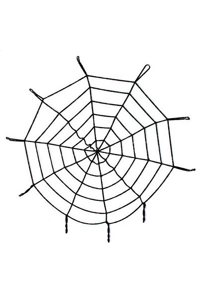 CONAHOME Halloween Halloween Spider Web Decor Black 1.5 Meters