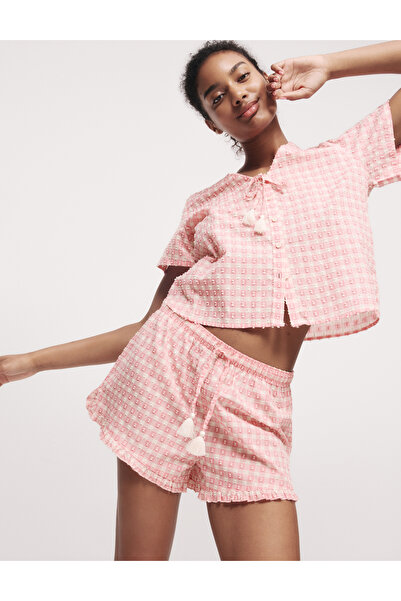 Marks & Spencer Saf Pamuklu Pijama Şortu