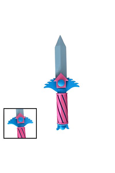 Lulu's Prints Hide and Seek knife, inspired by Squid Game 3, plastic, 3D printed