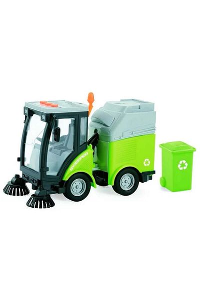 Toy Măturător stradal City Service, scară 1:16, cu sunete și lumini, pentru copii de peste 3 ani