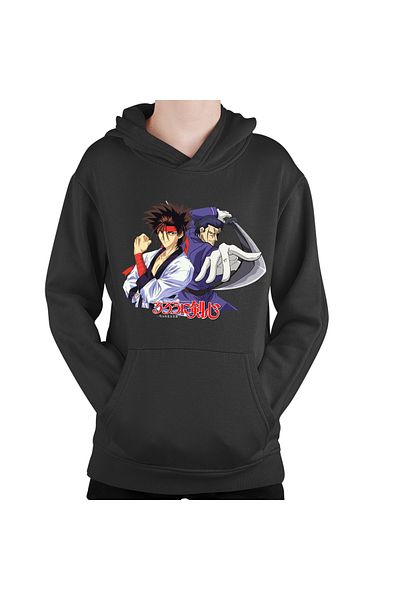OEM Children's sweatshirt Rurouni Kenshin Hajime Sanosuke Duo Sword