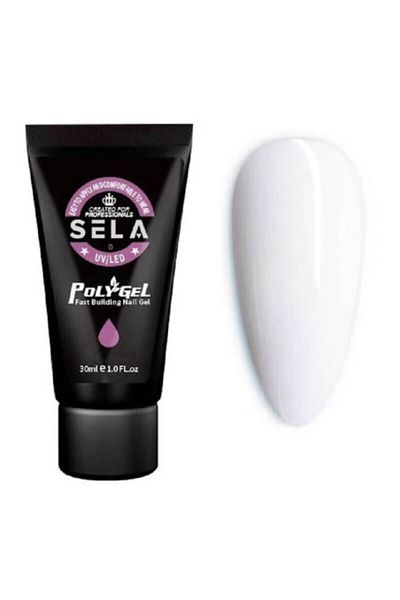 Total Pro Beauty Unghii cu fixare rapidă Polygel 30 ml, nr. 02 Alb