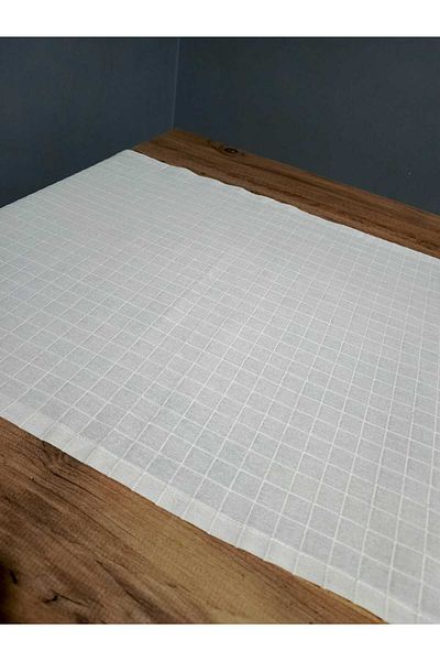 MZN Home Monika Runner cu 2 margini și 2 dantelă de trandafiri intermediare 50x150