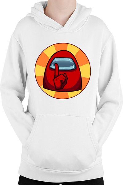 OEM Among Us Sus Shh Silence Vote Out Kids Hoodie