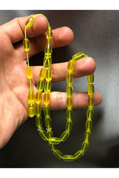 TTS TÜRK TESBİH SANATI Alman Bagalit Uçak Camı Hediyelik Tesbih