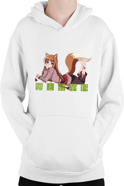 OEM Spice And Wolf Holo Anime Slice of Life Kids Hoodie