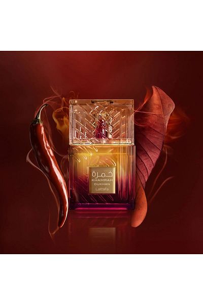 lattafa Khamrah Dukhan, Apa de parfum unisex, 100 ml