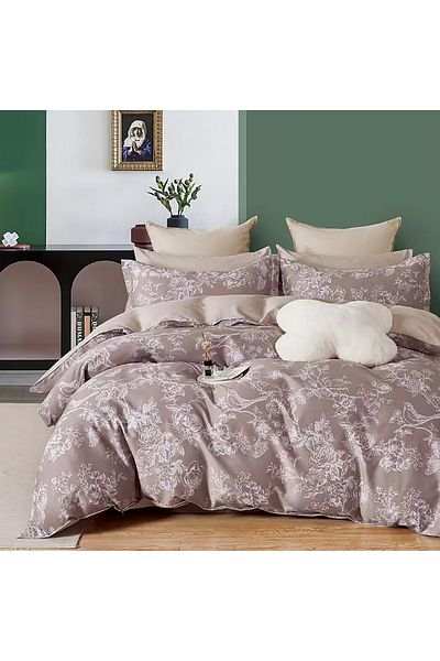 Pucioasa Printed Percale Bed Linen (Prc132) - One Person