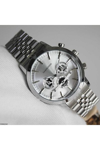 Chaperone Ch002361 Men's Wrist Watch with Steel Band