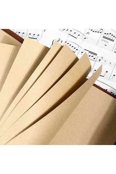 CONAHOME Leaf Patterned Leather Notebook