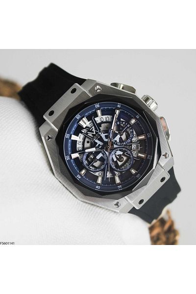 Fiesta Fs601141 Men's Wrist Watch with Silicone Band