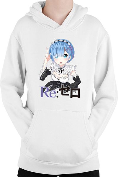 OEM Hanorac copii Re Zero REM Doki Doki Best Waifu Demon