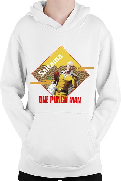 OEM One-Punch Man Super Hero Powers Psychotic Kids Hoodie