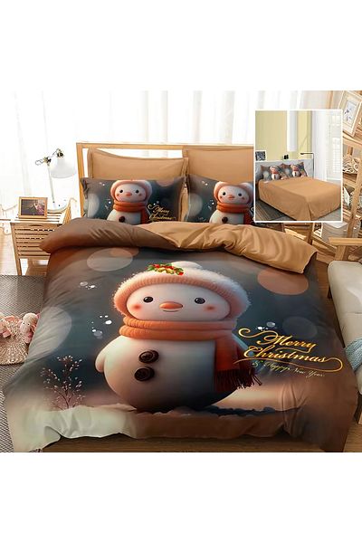 Pucioasa Finet 3D Bed Linen 6 Pieces Christmas F-Xmas61