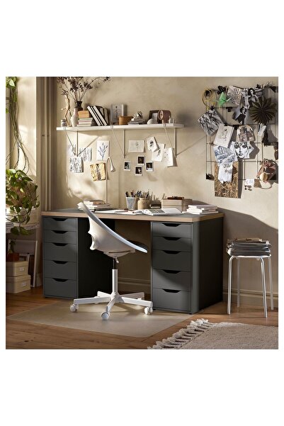 IKEA çalışma masası, gri, 140x60 cm