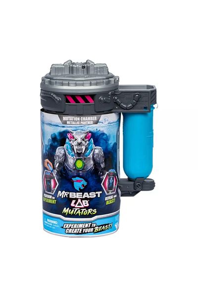 Moose Toys MrBeast Lab Mutators Metallic Panther Action Figure