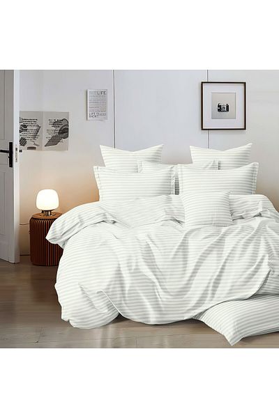 Pucioasa Lenjerie De Pat Damasc Horeca (Gros) - Crem - King Size