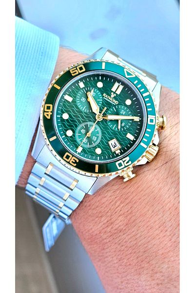 Raymond Rym-2332 Quartz Men's Watch - Japanese Mechanism - Case and Cord Steel - 2 Years Warranty
