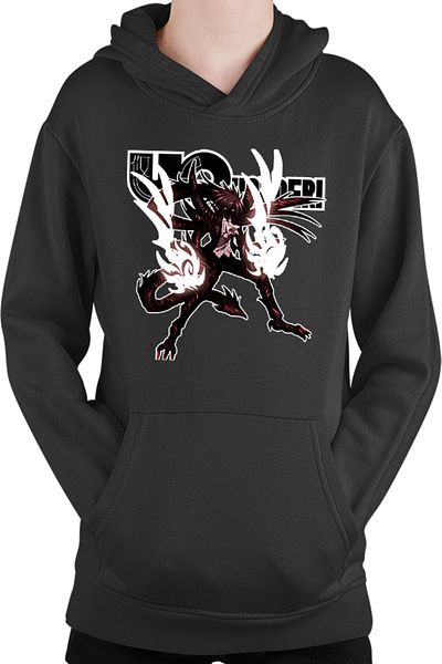 OEM UQ Holder Touta Demon Form Sci-Fi Youkai Samurai Kids Hoodie