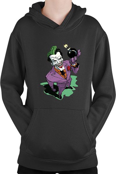 OEM Joker DC Action Psychological Movie Kids Hoodie