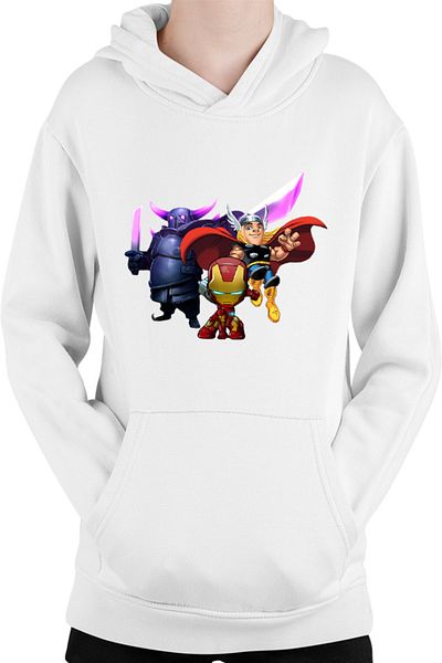 OEM Hanorac copii Clash of Clans Massive Tank HP Thor Iron Man Super Power