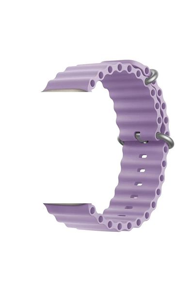 D&K WONDER D&K Ocean silicone strap, for Apple Watch Ultra/8/7/6/5/4/3/2, Display 49/45/44/42 mm, Purple