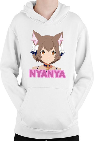 OEM Re Zero Felix Cat Nya Kawaii Magic Youtube Kids Hoodie