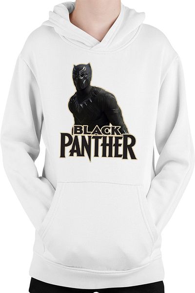 OEM Hanorac copii Black Panther Logo Save World Hero Protect
