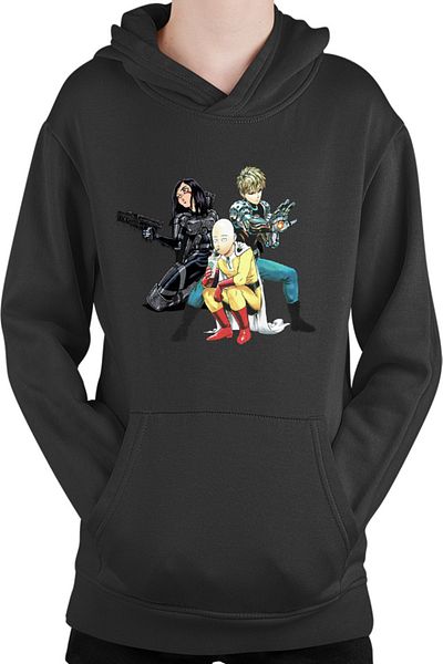 OEM Children's hoodie Battle Angel Alita Gally Saitama Genos Trio Fight