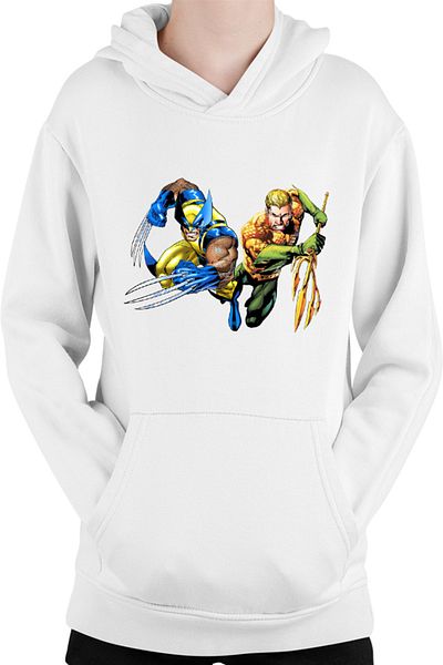 OEM Hanorac copii Aquaman Wolverine Superhero Super Powers Wolf Cartoons DC