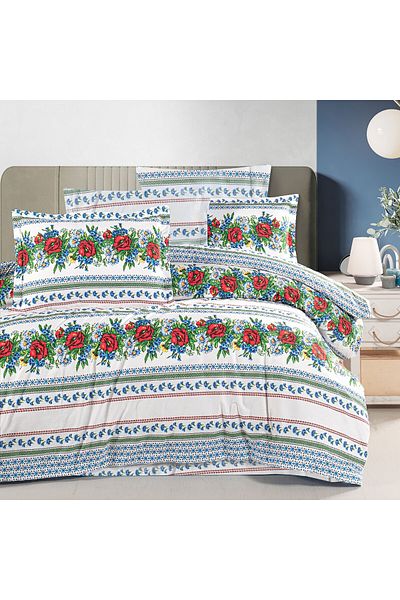 Pucioasa 100% Cotton King Size Bed Linen (Archaic5)