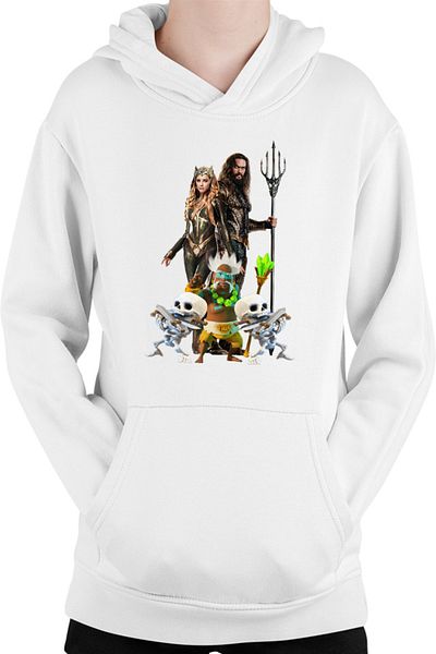 OEM Aquaman Brawl Stars Gameplay Strategy Clash Royale Kids Hoodie