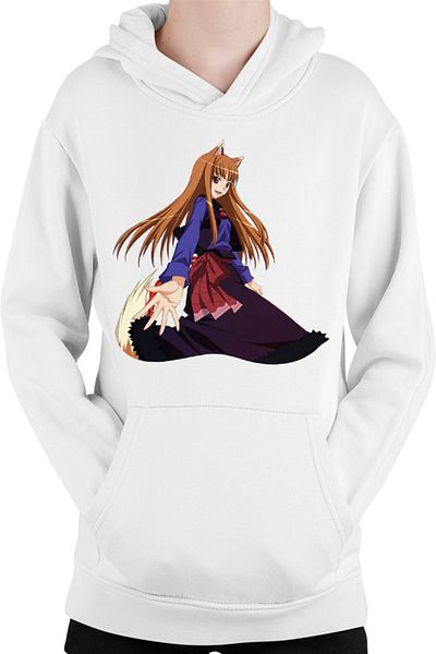 OEM Spice And Wolf Holo Kitsune Dance Romance Kids Hoodie