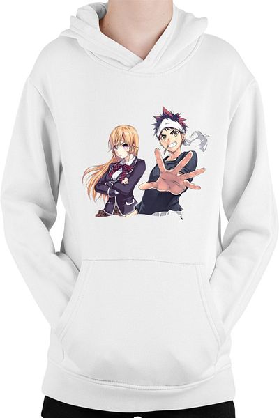 OEM Food Wars Souma Erina Gourmet Bishoujo Kids Hoodie