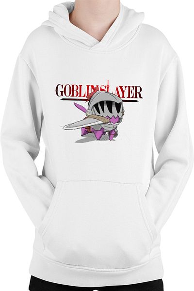 OEM Kids Hoodie Goblin Slayer Chibi Small Angry Otaku Baby Manga