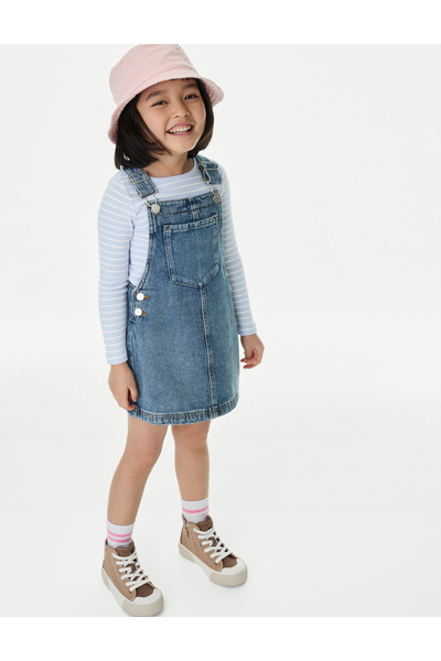 Marks & Spencer 2'li Denim Outfit Set (2-10 Yaş)