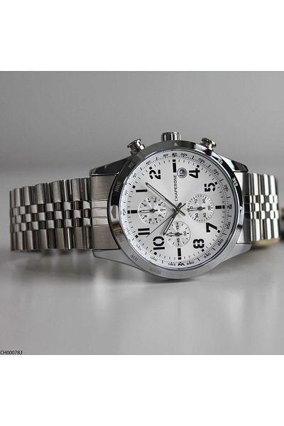 Chaperone Ch000783 Men's Wrist Watch with Steel Band
