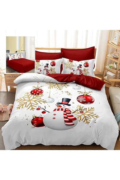 Pucioasa Finet 3D Bed Linen 6 Pieces Christmas F-Xmas89