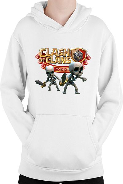 OEM Hanorac copii Clash of Clans Skeletons Team Tank Sword Fighters Logo